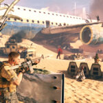 Spec Ops The Line screenshot showing a character standing in a war-torn environment, demonstrating the game's intense and morally challenging atmosphere