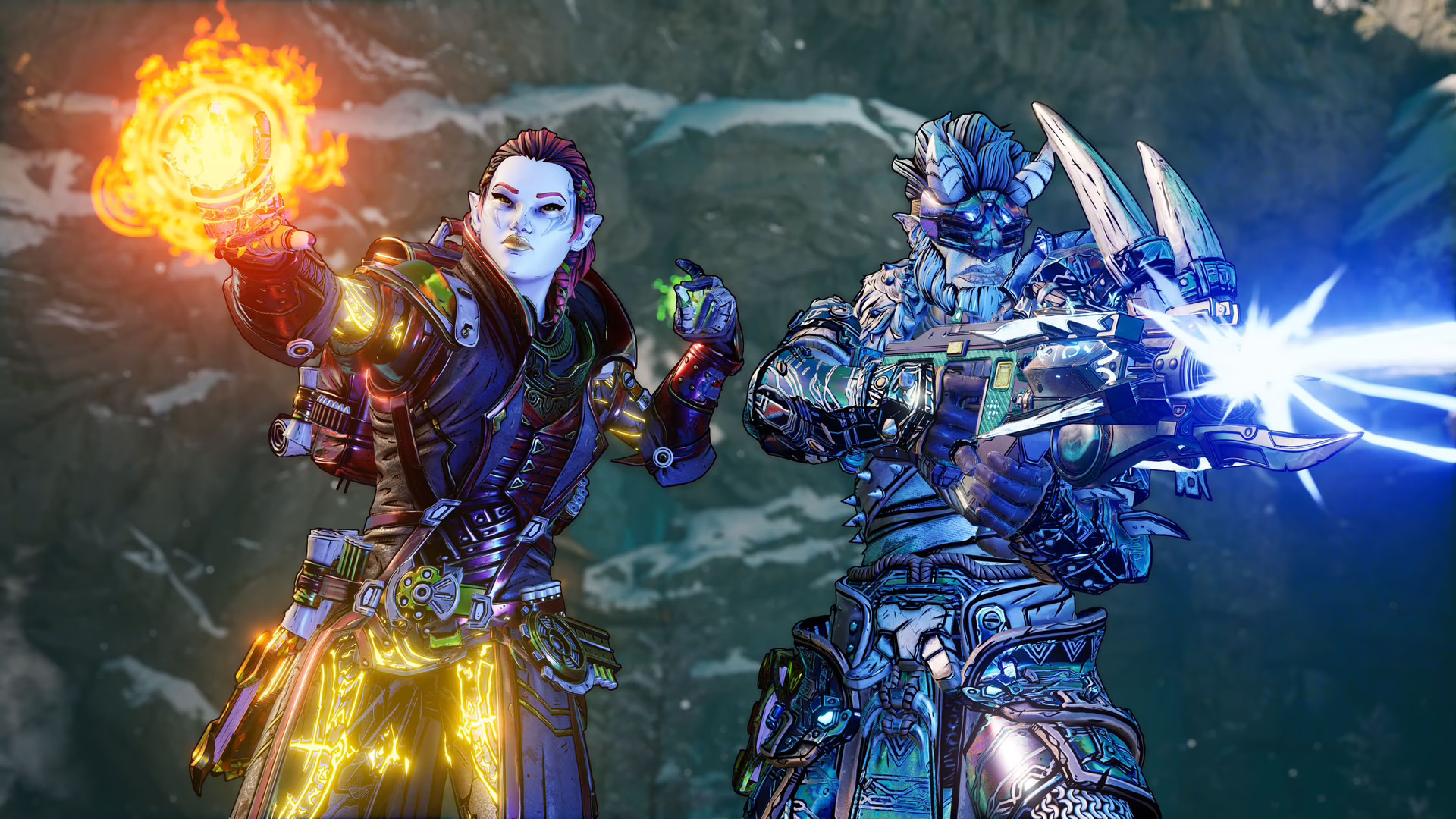 Tiny Tina’s Wonderlands class guide header. Image shows the class-building options available to the player in a fantasy-themed Borderlands adventure.
