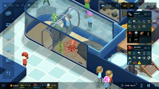 Megaquarium sea life center management