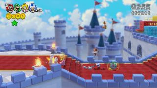 Mario Luigi Peach Toad on Wall